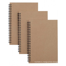 Notebook Spiral custom LOGO Environmental protection kraft paper notebook A4 Student Thickened Notebook Diary